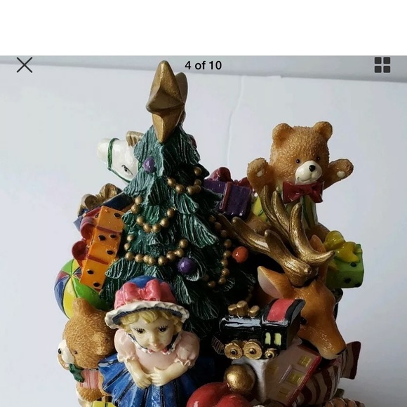 NWB Fitz & Floyd Santa Mobile Musical Figurines - Picture 6 of 8